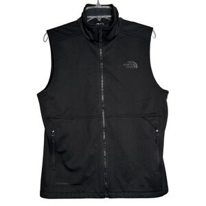 The North Face Windwall Mens Black Full Zip Vest Size S/P